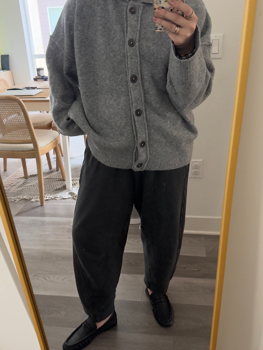 ASOS oversized button up sweater